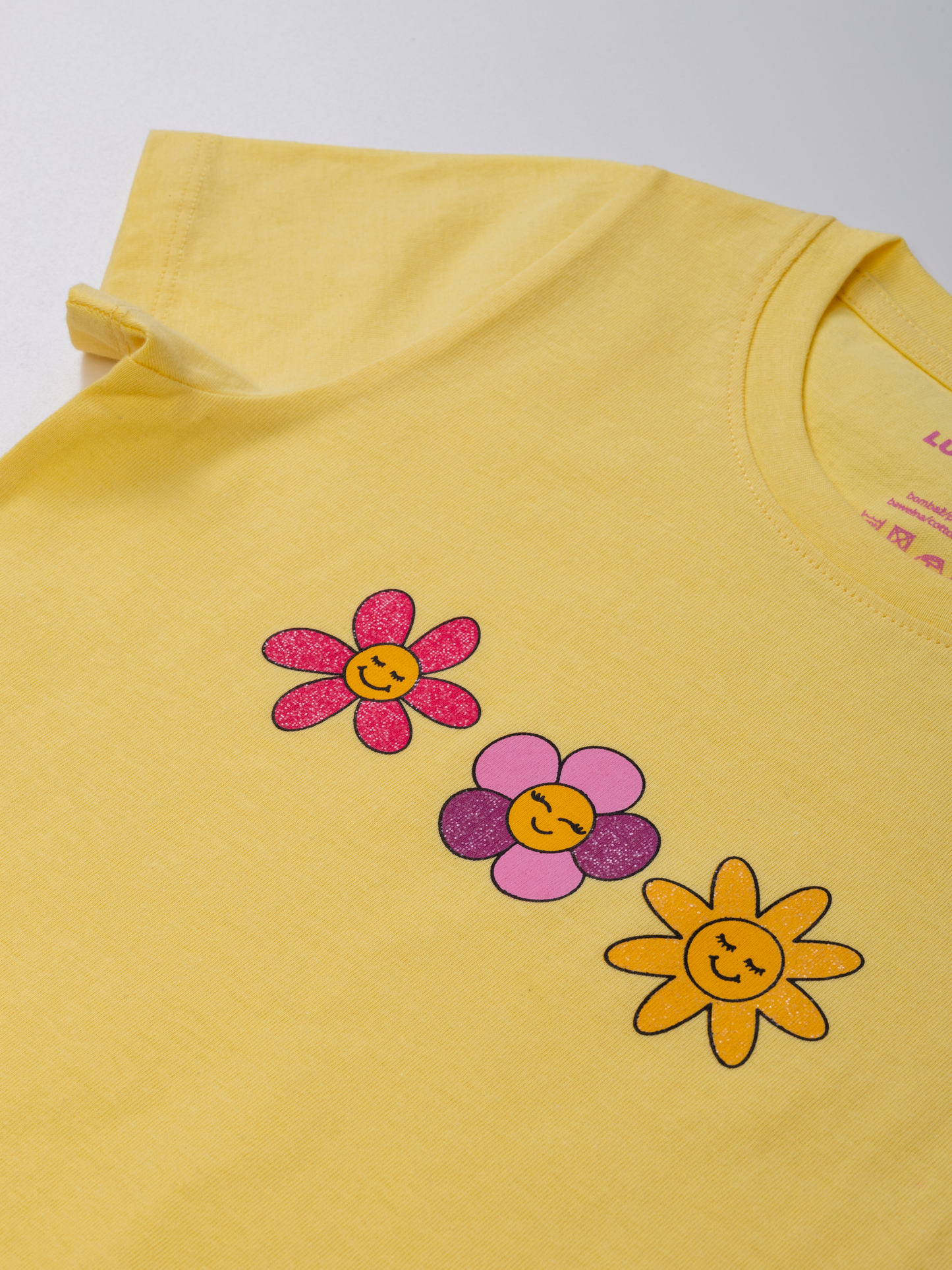 Yellow Flowers | Rövid ujjú póló lányoknak