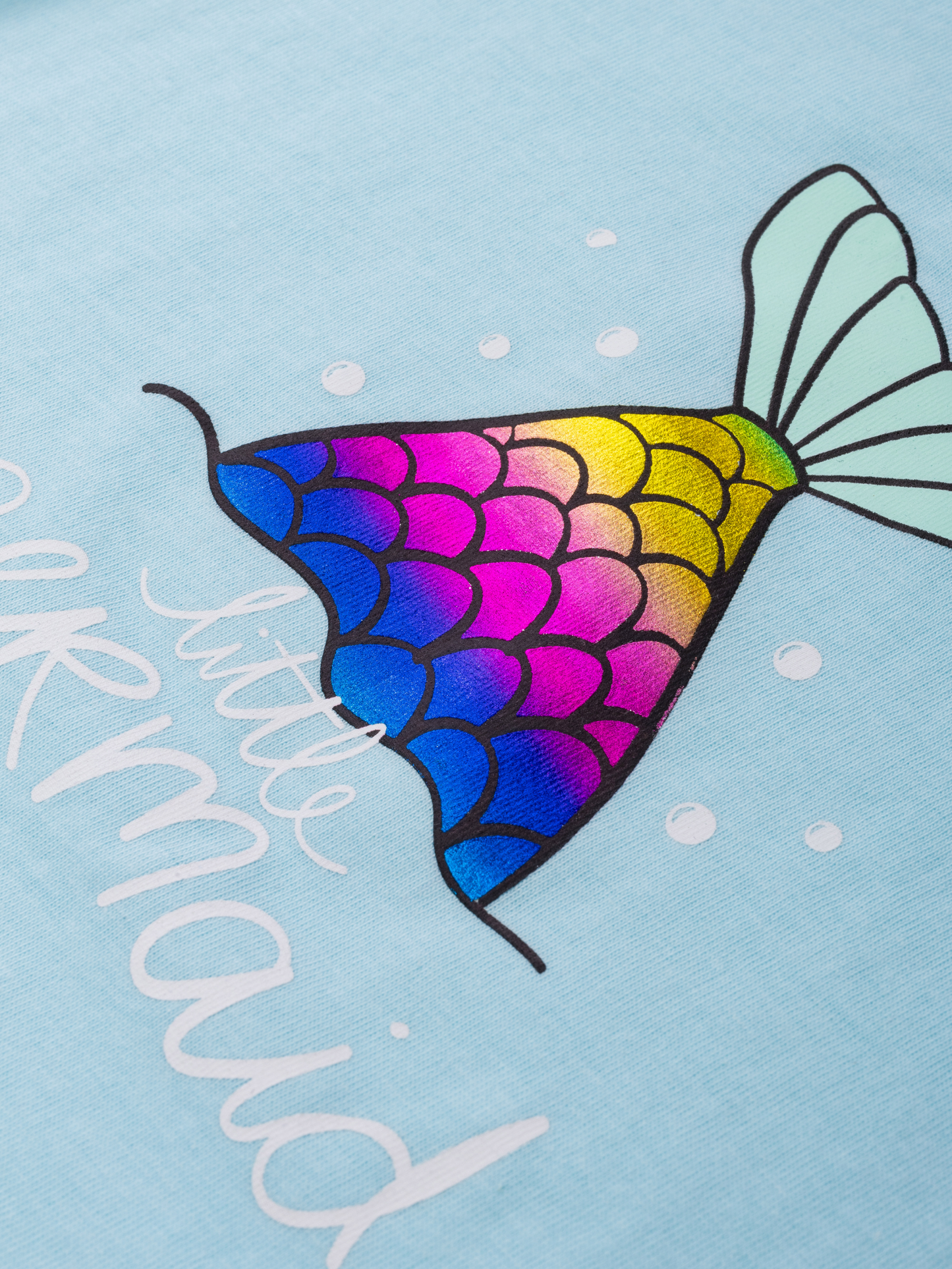 Mermaid Light Blue |Rövid ujjú póló lányoknak