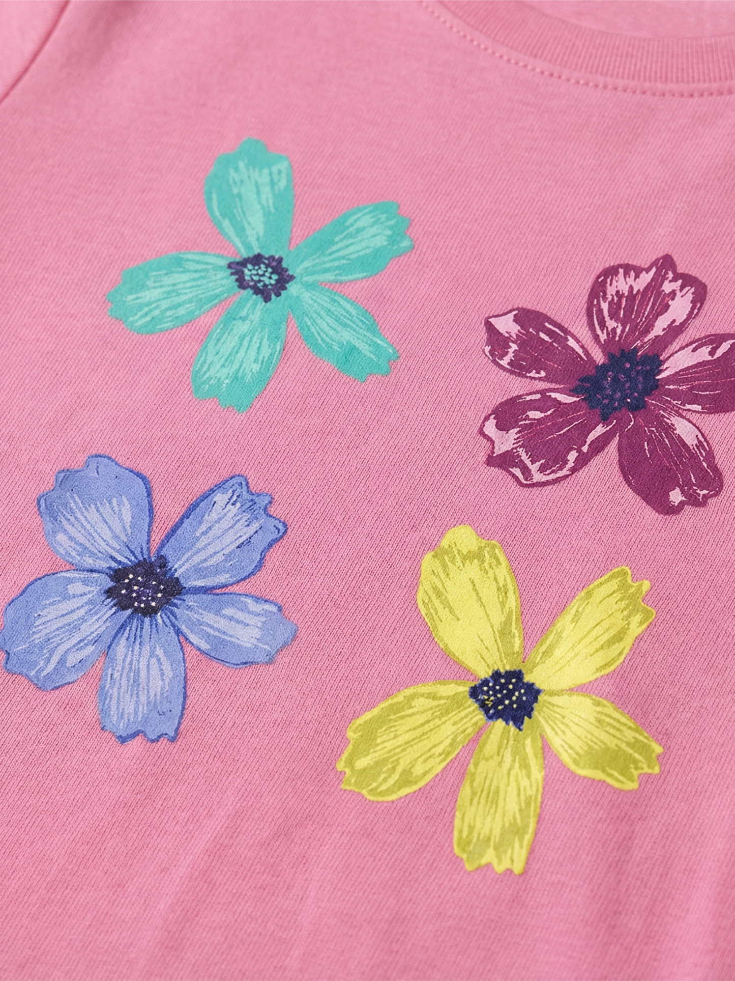 Happy Flower Quartet | Rövid ujjú póló lányoknak