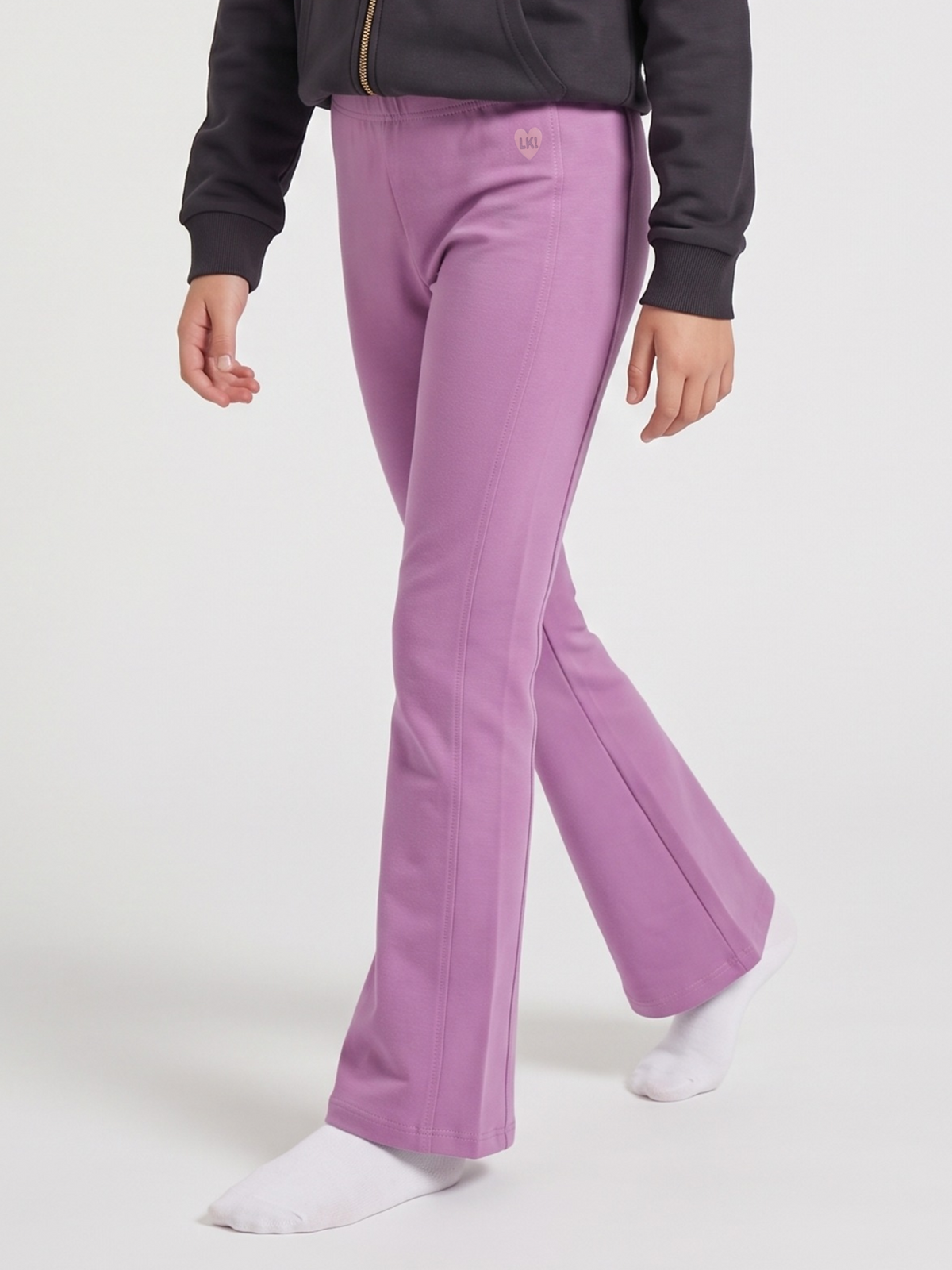 Lavander Pink | Bővülő szárú lányka leggings