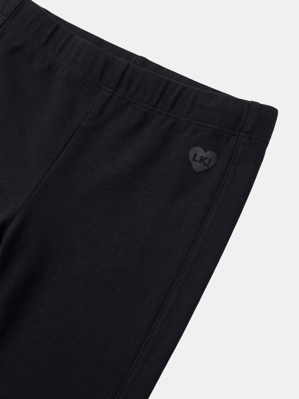 Solid black | Bővülő szárú lányka leggings