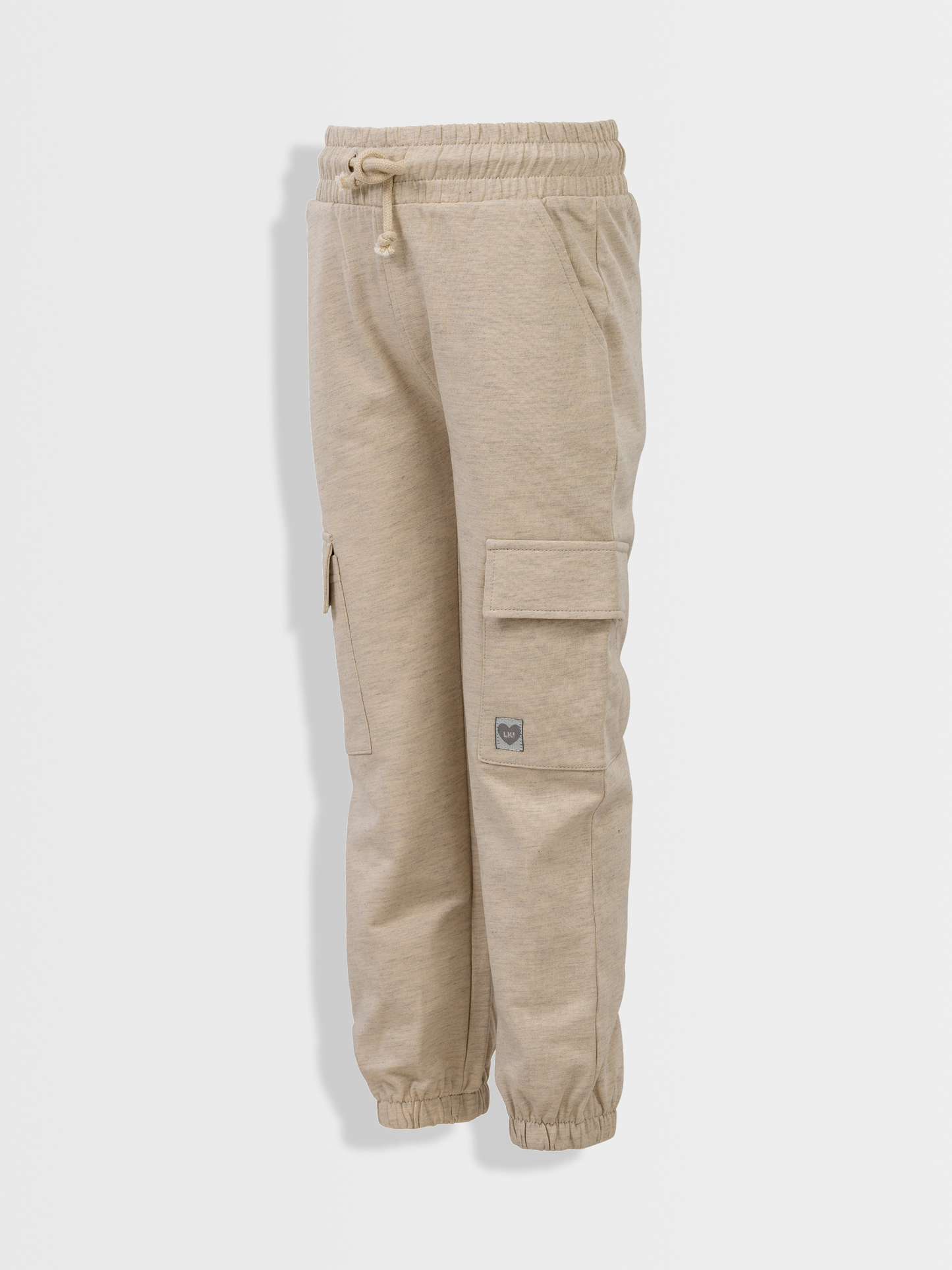 Beige Melange | Lányka cargo melegítőnadrág