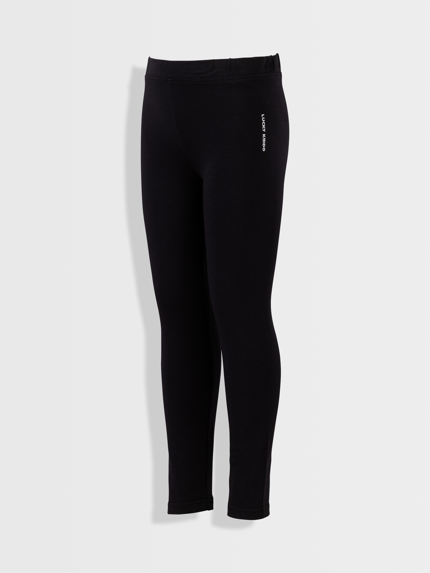 Solid Black | Lány leggings