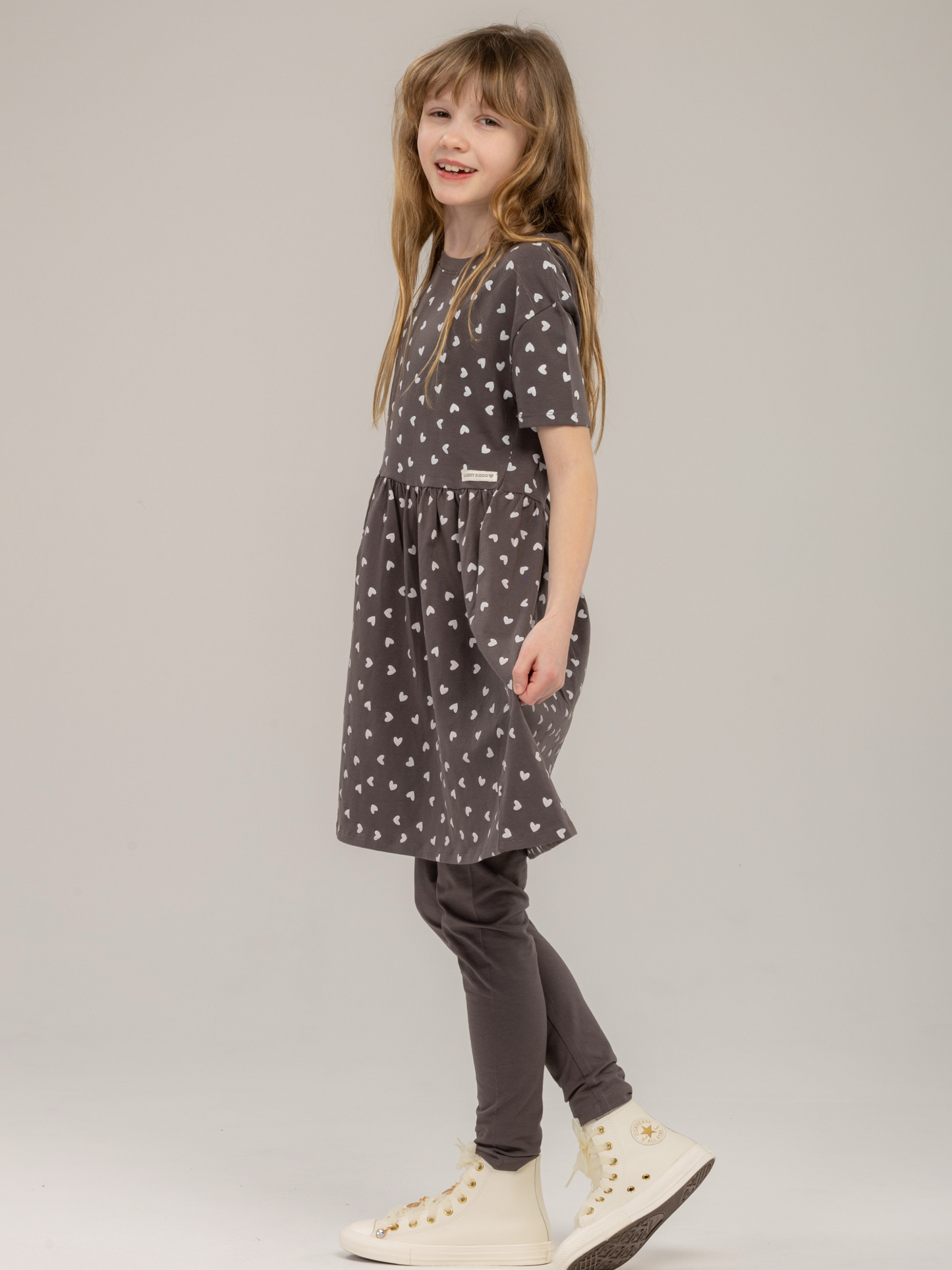 Paris Grey | Lányka leggings