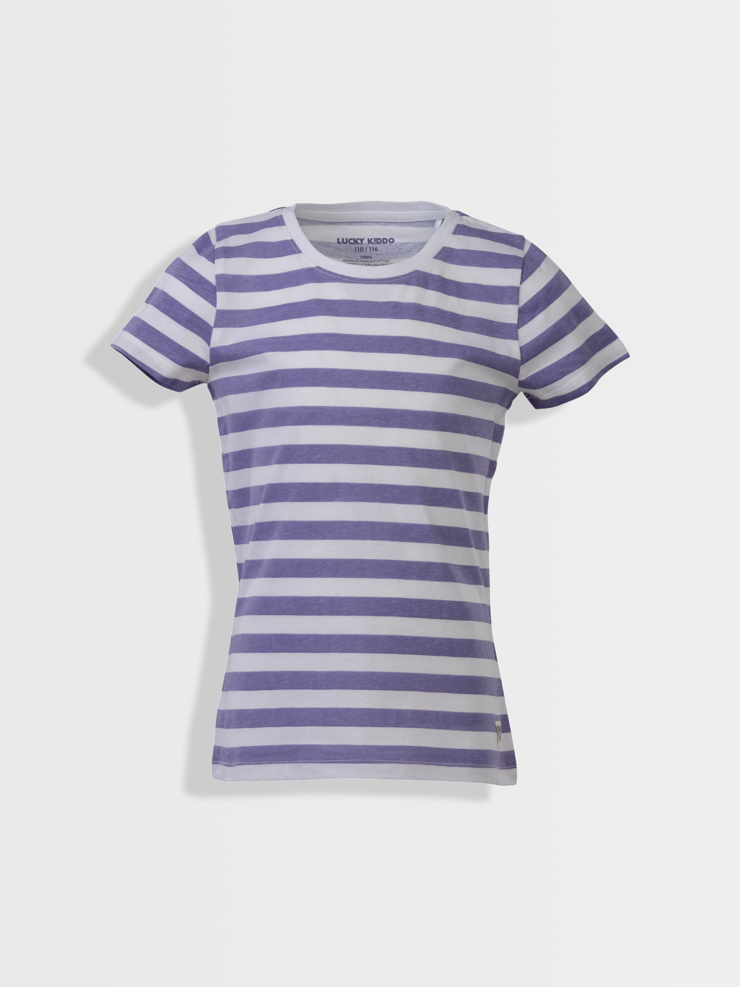 Plum Stripes | Rövid ujjú póló lányoknak
