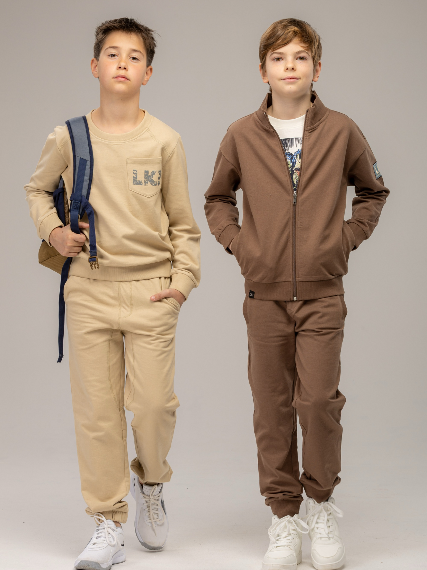 Beige Brown | Fiú melegítőnadrág