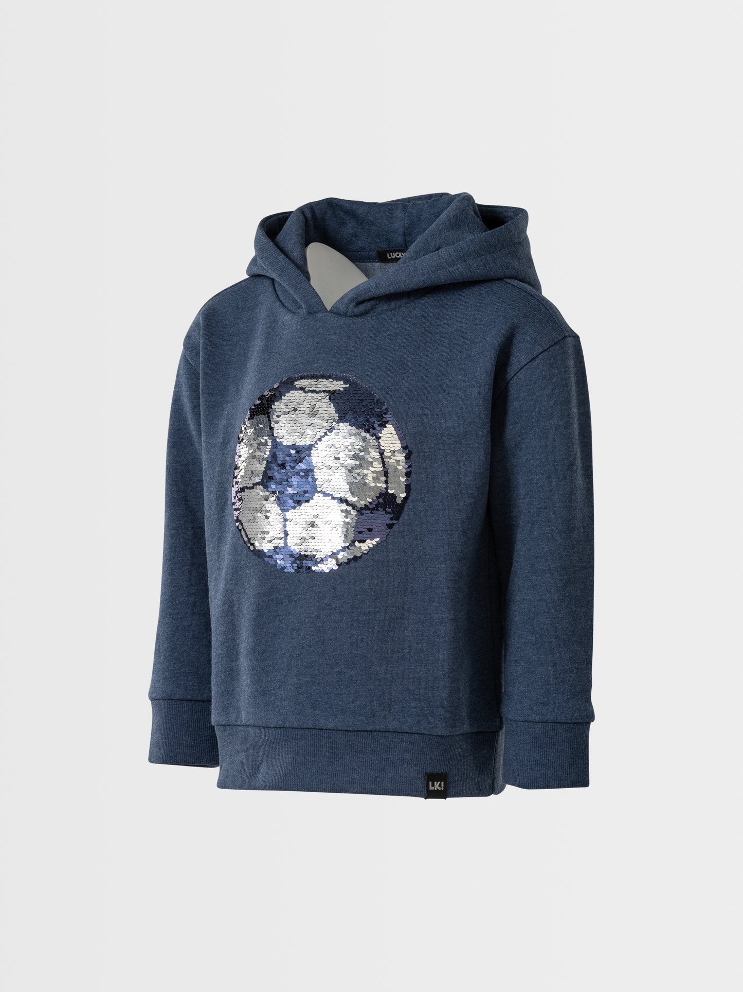 Blue Melange | Kapucnis pulóver fiúknak