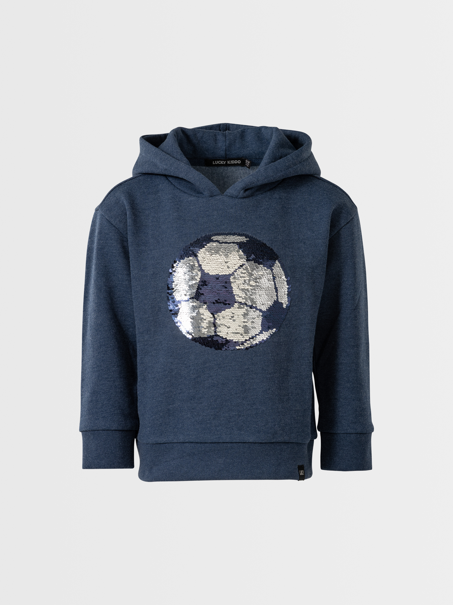 Blue Melange | Kapucnis pulóver fiúknak