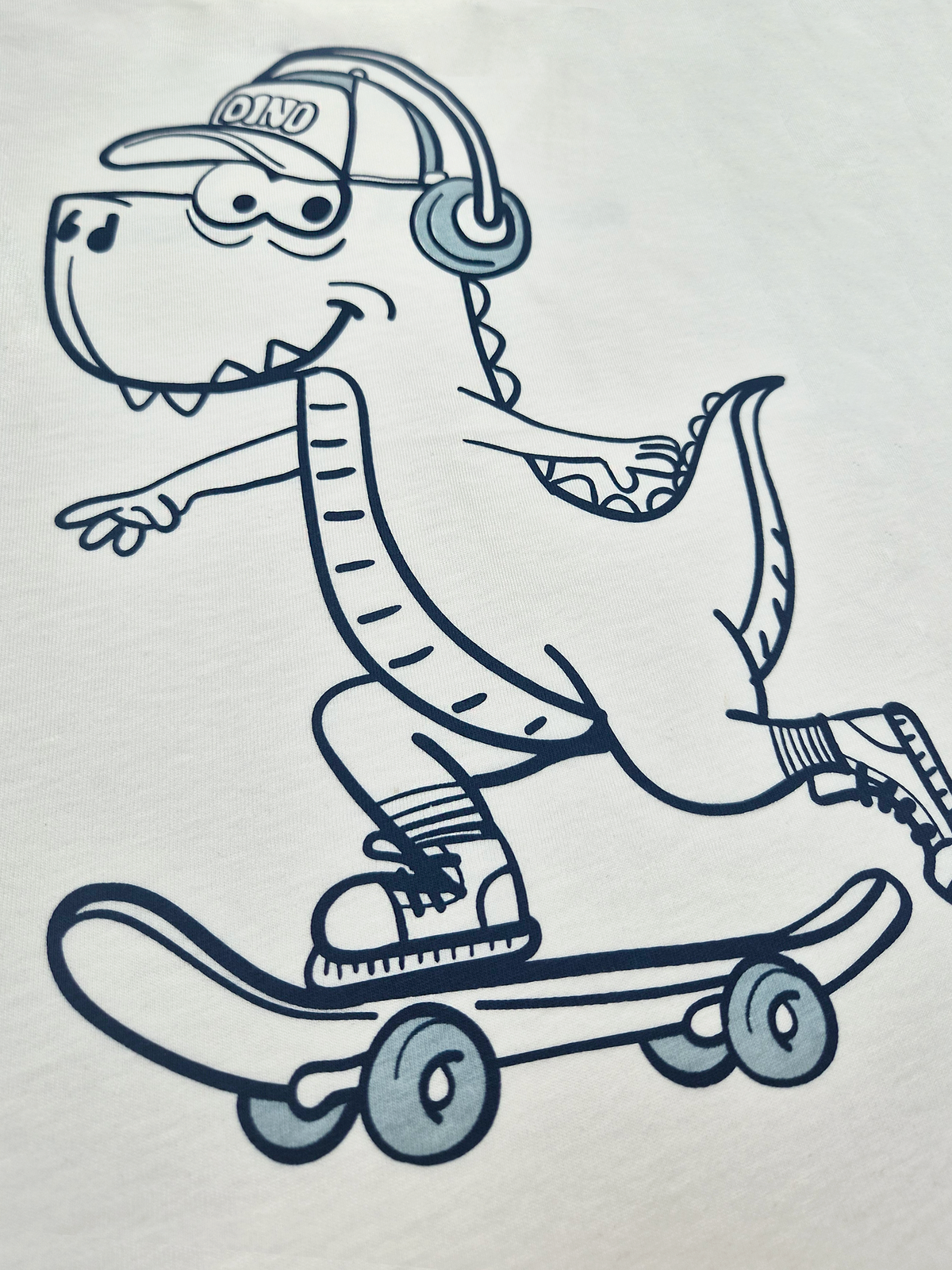 Cream Skater Dino | Póló fiúknak - laza szabás