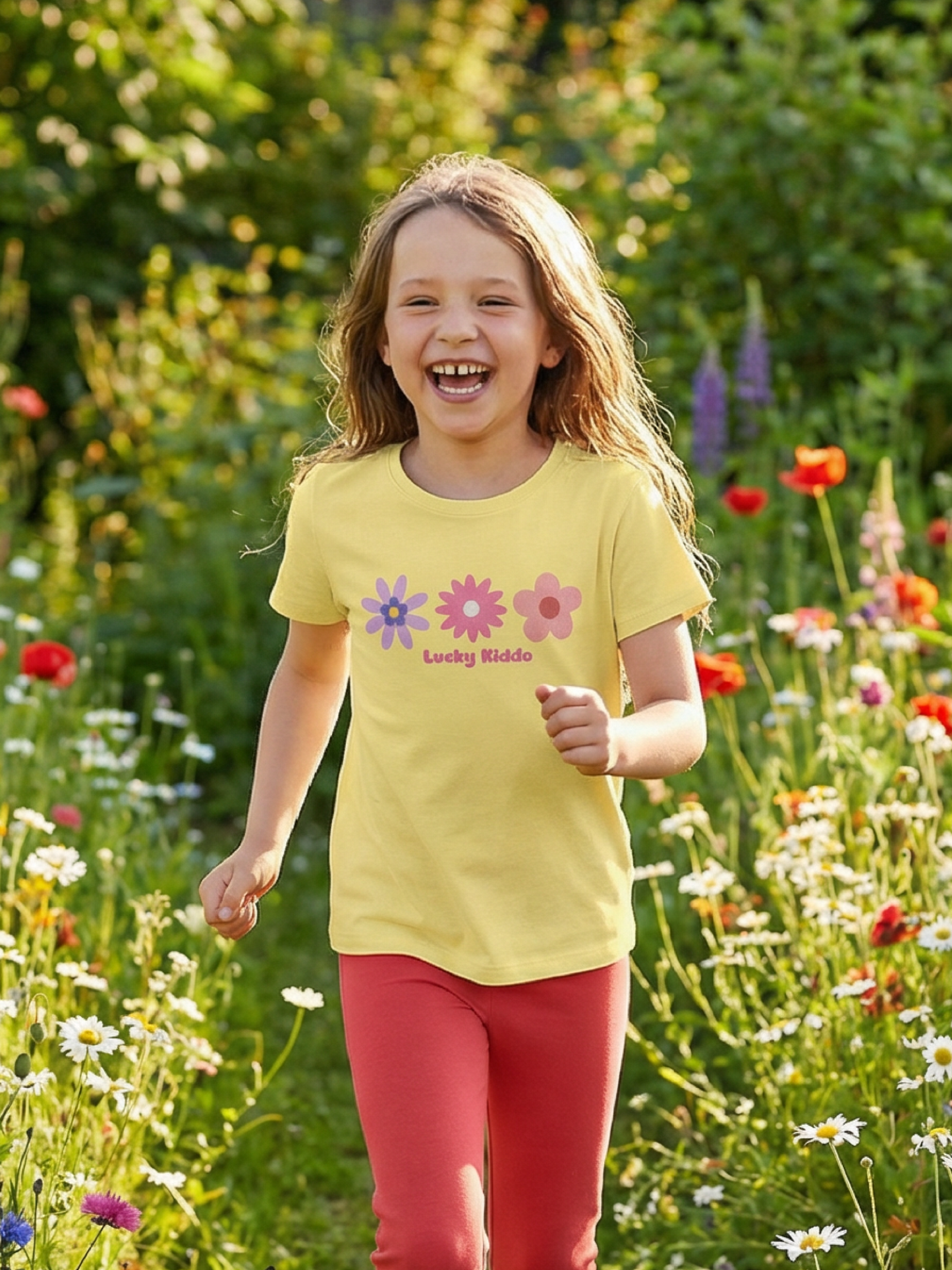 Happy Garden Trio | Rövid ujjú póló lányoknak