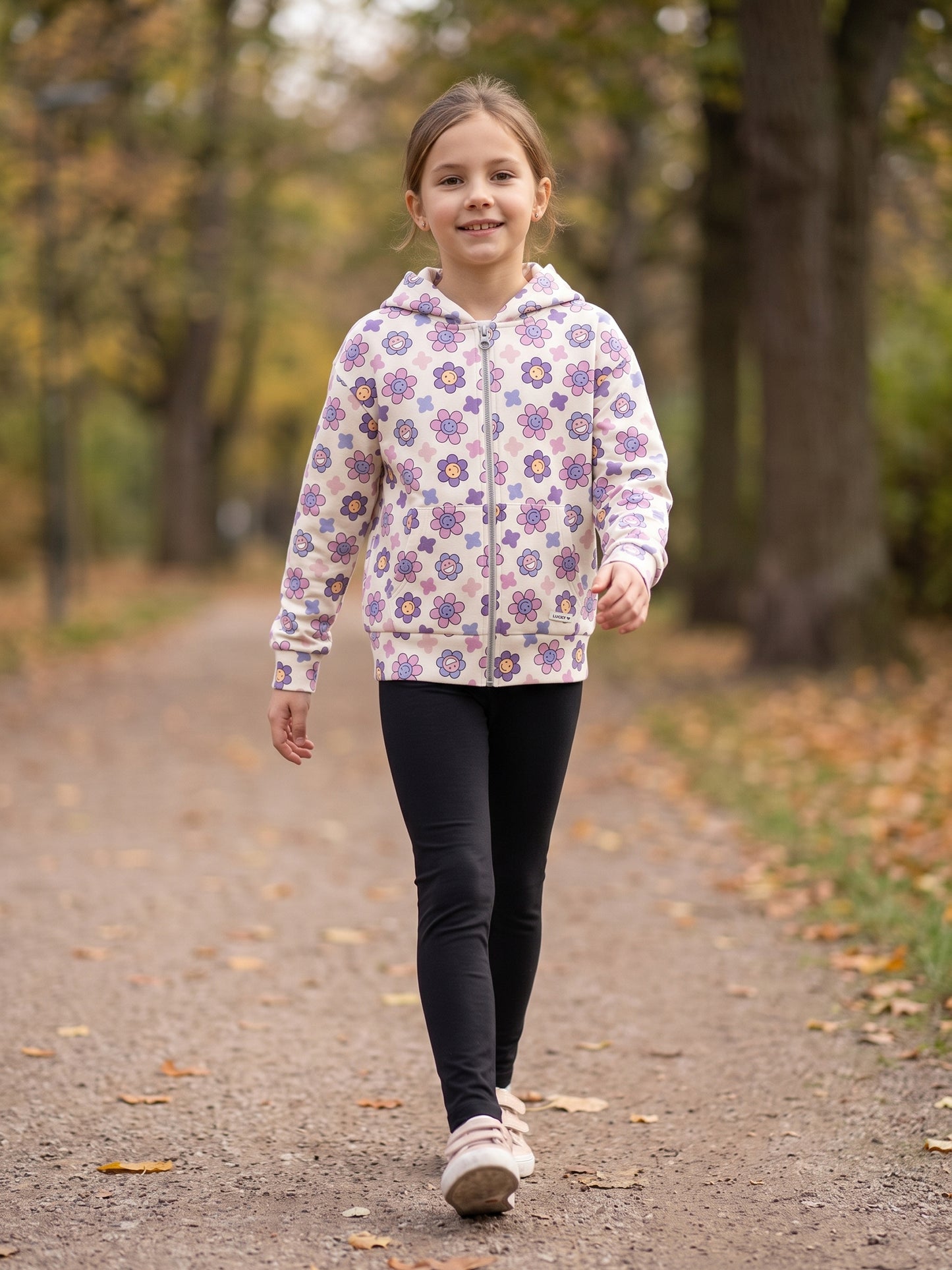 Night Classic | Bélelt lány leggings
