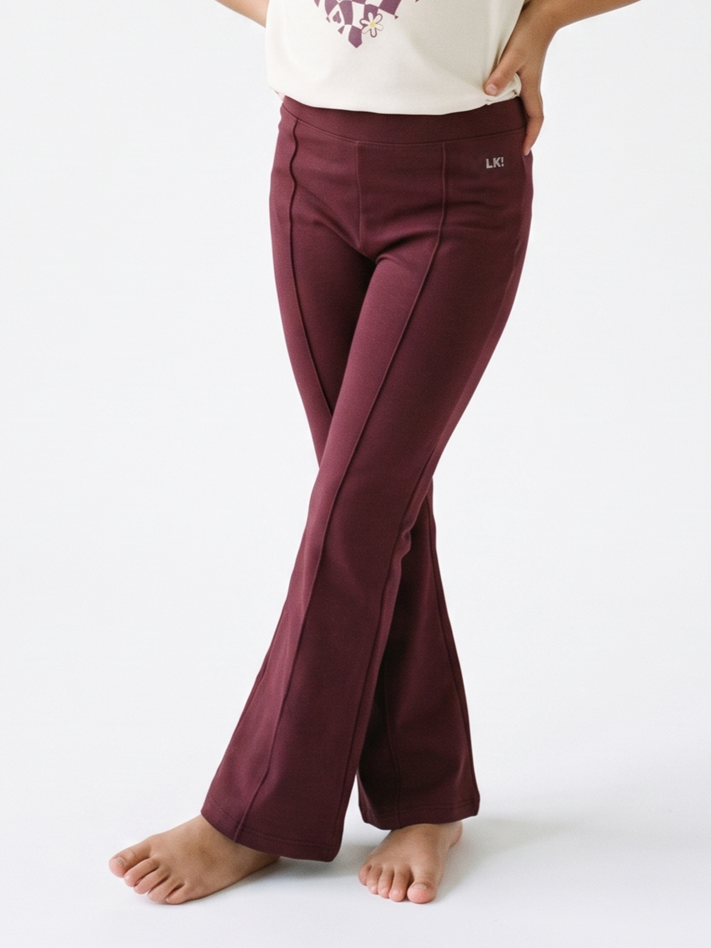Berry Flare | Bélelt trapéz leggings lányoknak