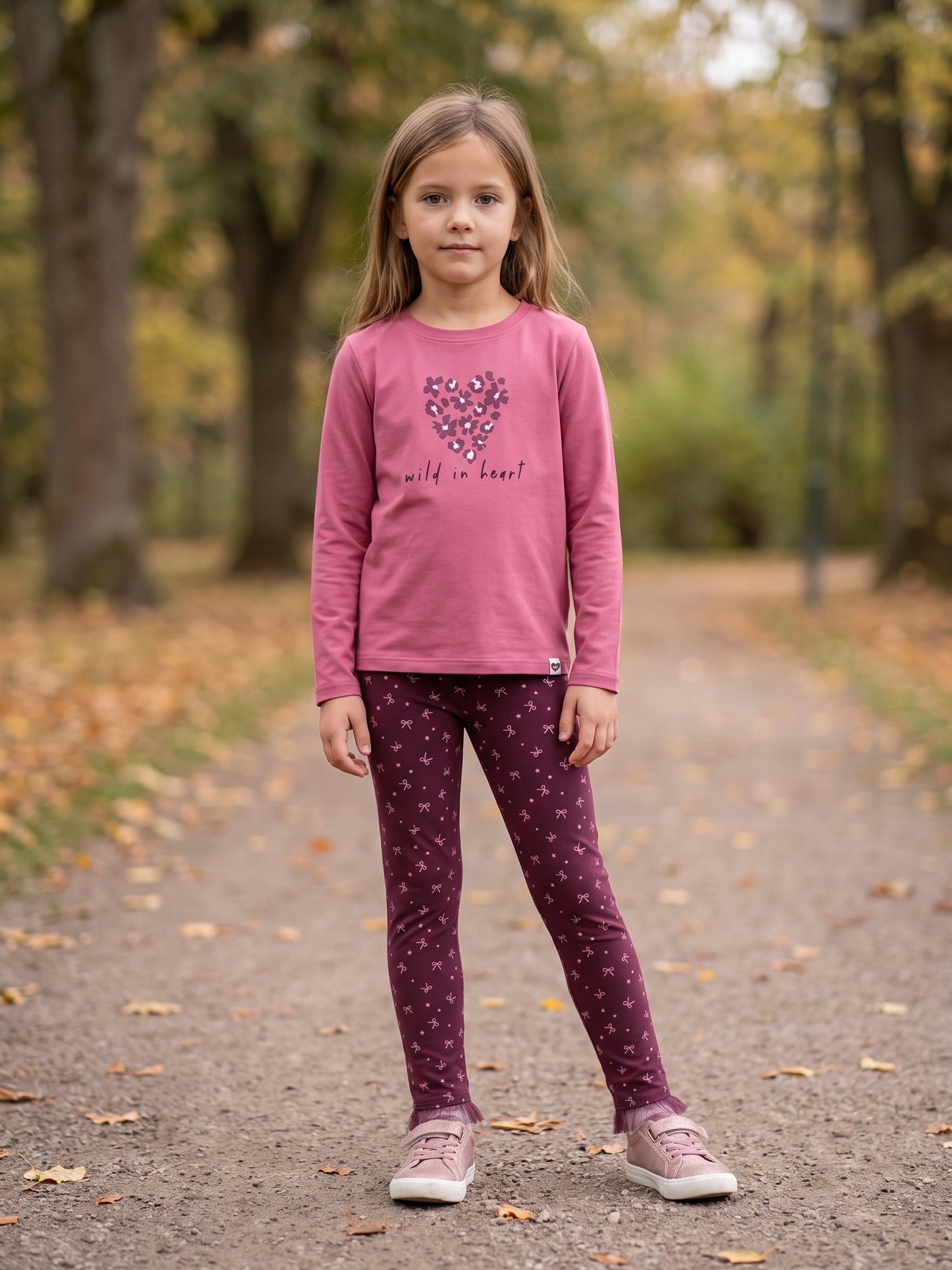 Berry Bows | Bélelt lány leggings