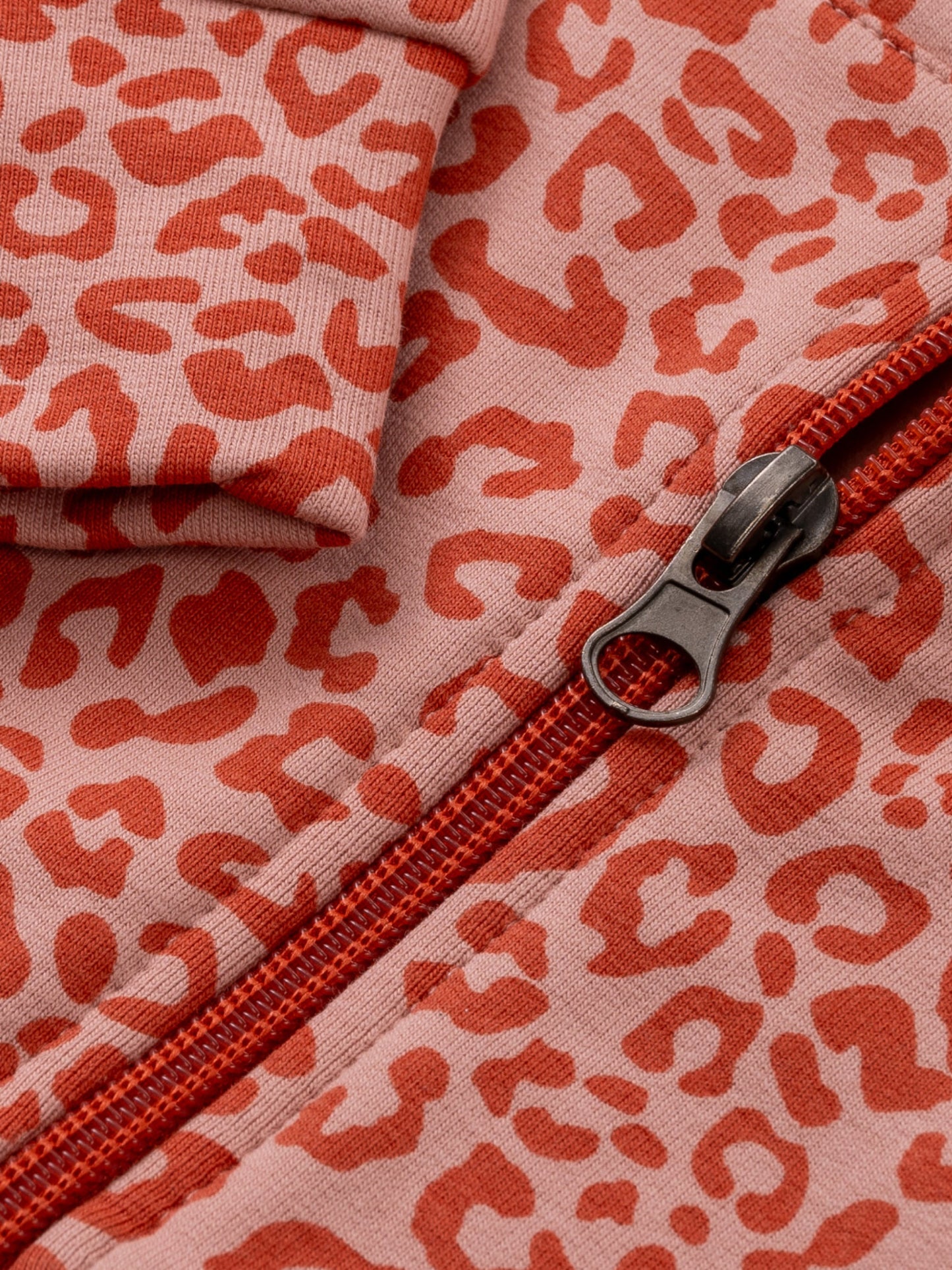 Lány cipzáras kapucnis pulóver Peach Leo