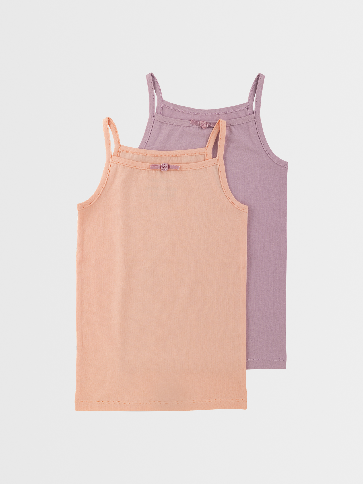 Rózsaszín + lila | Lány alsó trikó (2 db)