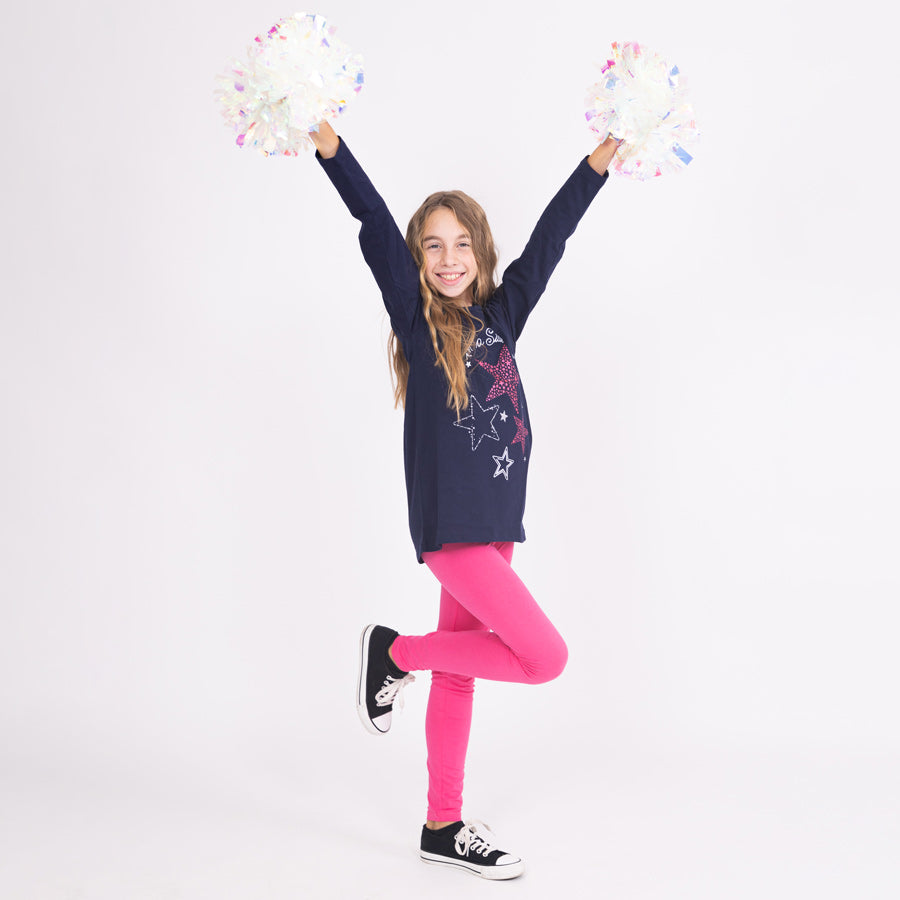 Lány Leggingsek Love Pink
