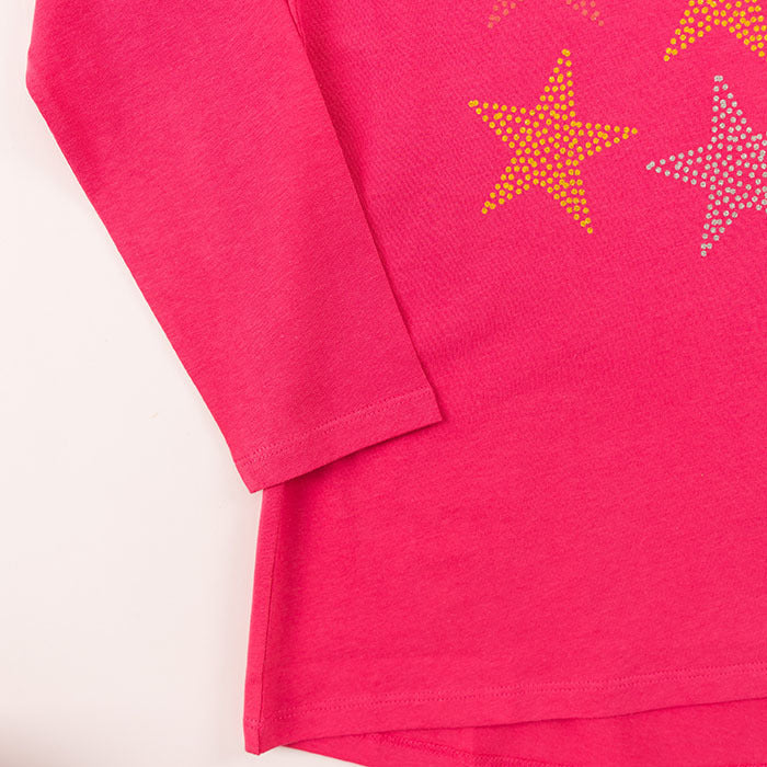 Lány Tunika Pink Stars