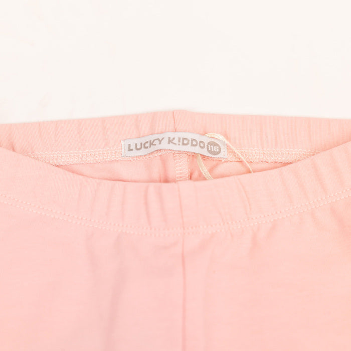 Lány rövid leggings Peach