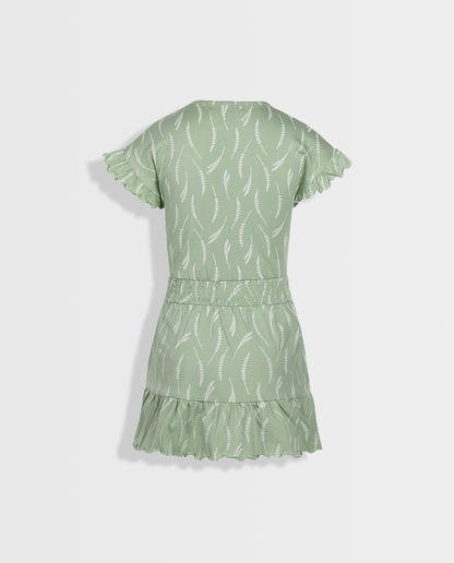 Celadon Green | Rövid ujjú ruha lányoknak