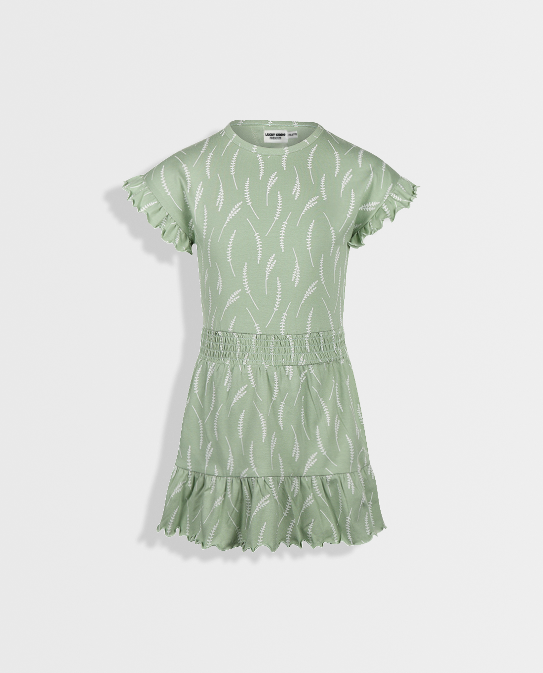 Celadon Green | Rövid ujjú ruha lányoknak