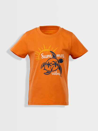 Summer Vibes | Rövid ujjú póló fiúknak