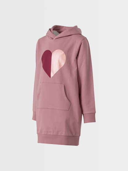 Dusty Violet | Lányka hosszú hoodie
