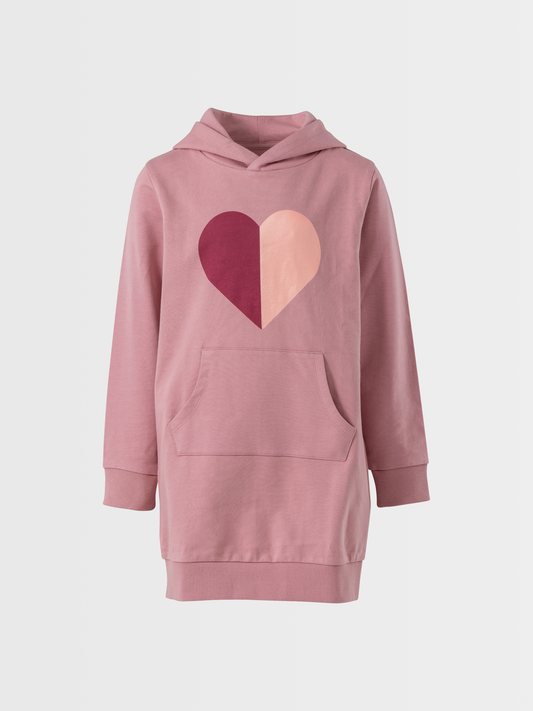 Dusty Violet | Lányka hosszú hoodie
