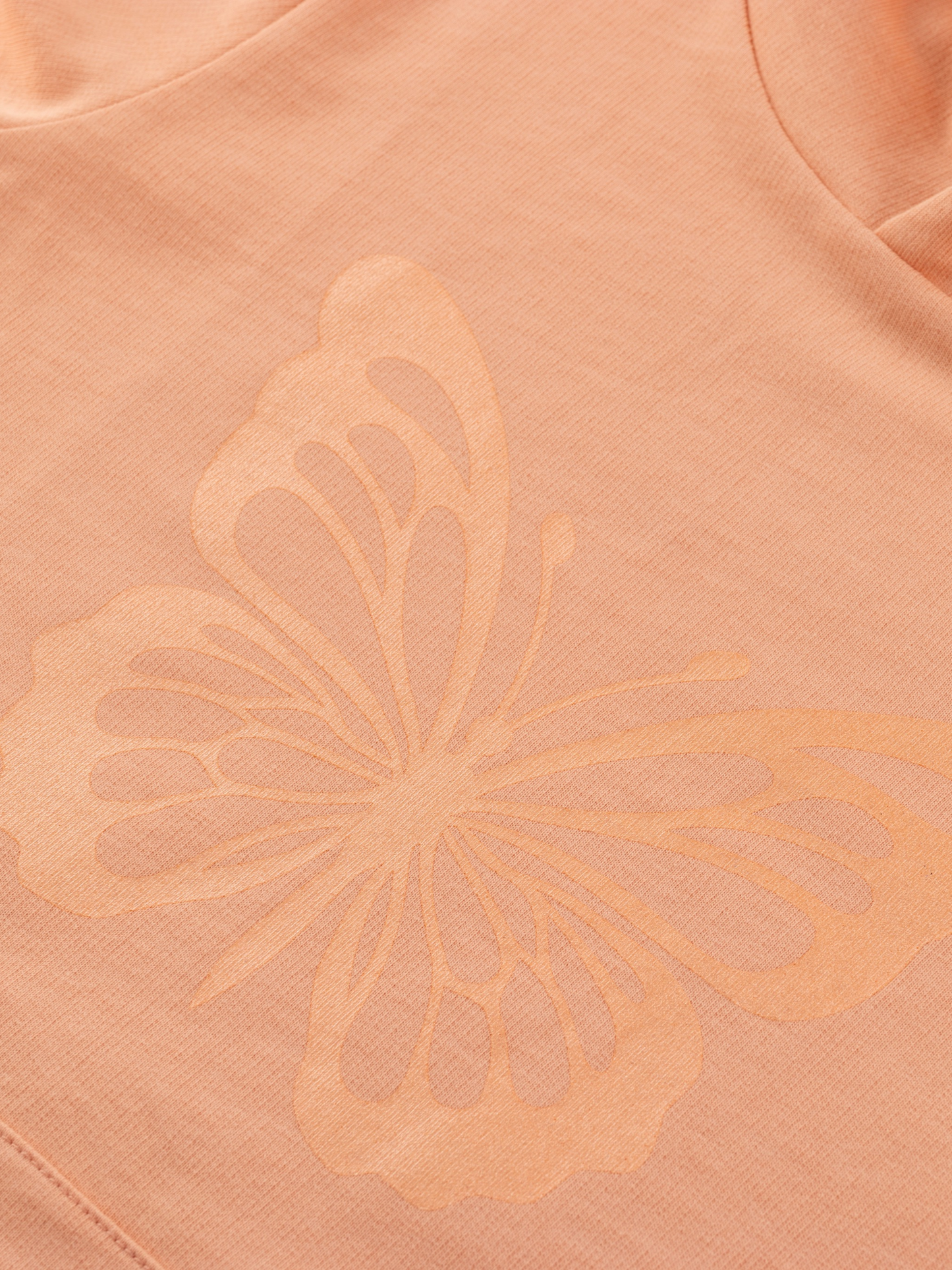 Coral Butterfly | Lányka hosszú hoodie