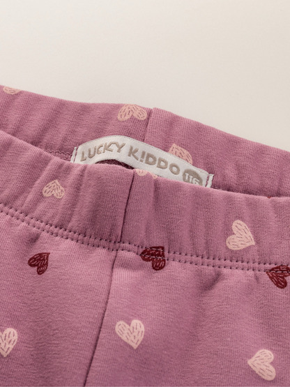 Dusty Violet | Lányka leggings