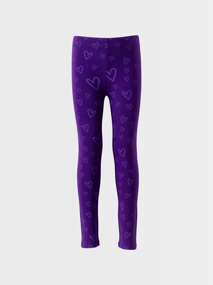 Violet Hearts | Lányka leggings
