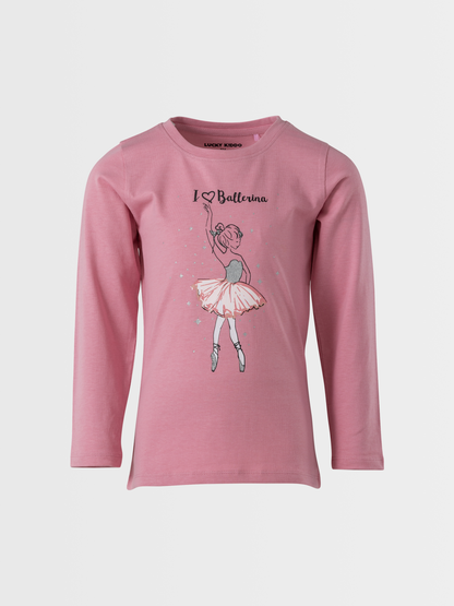 Ballerina | Hosszú ujjú póló lányoknak