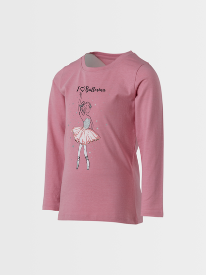 Ballerina | Hosszú ujjú póló lányoknak
