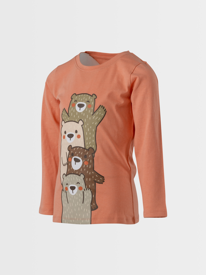 Happy Bears | Hosszú ujjú póló lányoknak