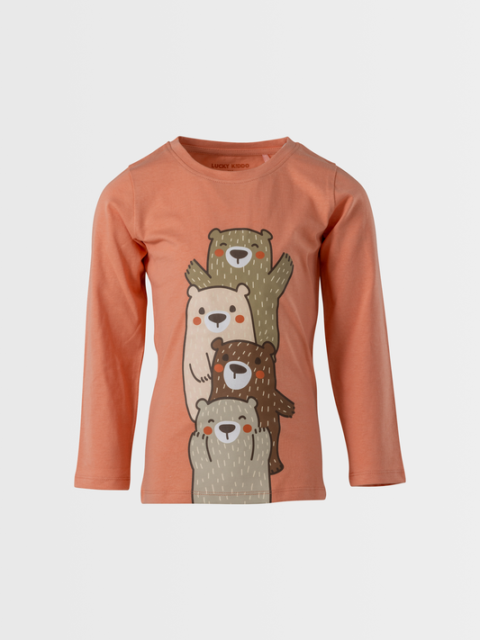 Happy Bears | Hosszú ujjú póló lányoknak
