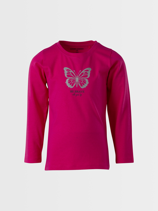 Shiny Butterfly | Hosszú ujjú póló lányoknak