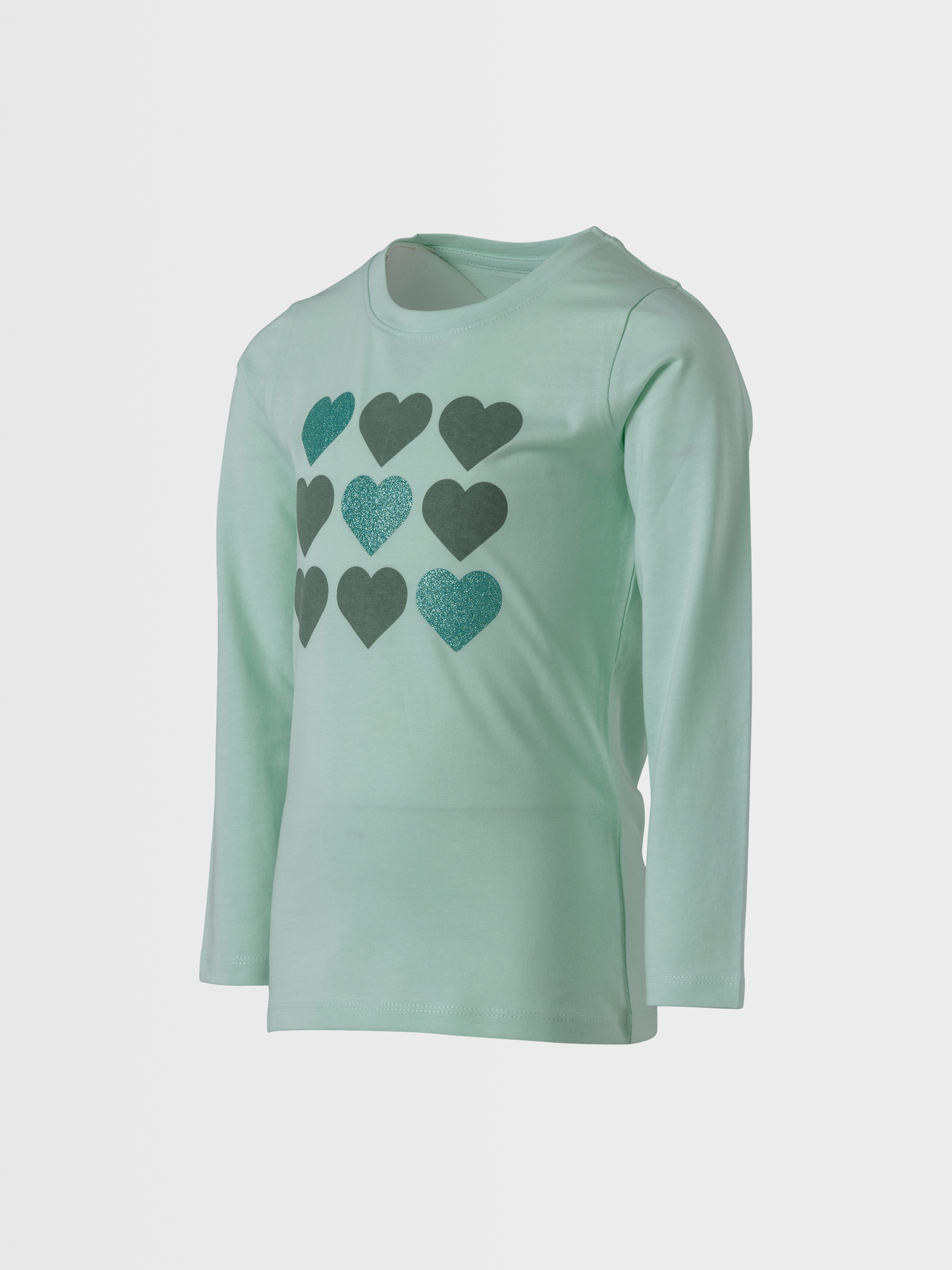 Greenish Hearts | Hosszú ujjú póló lányoknakk