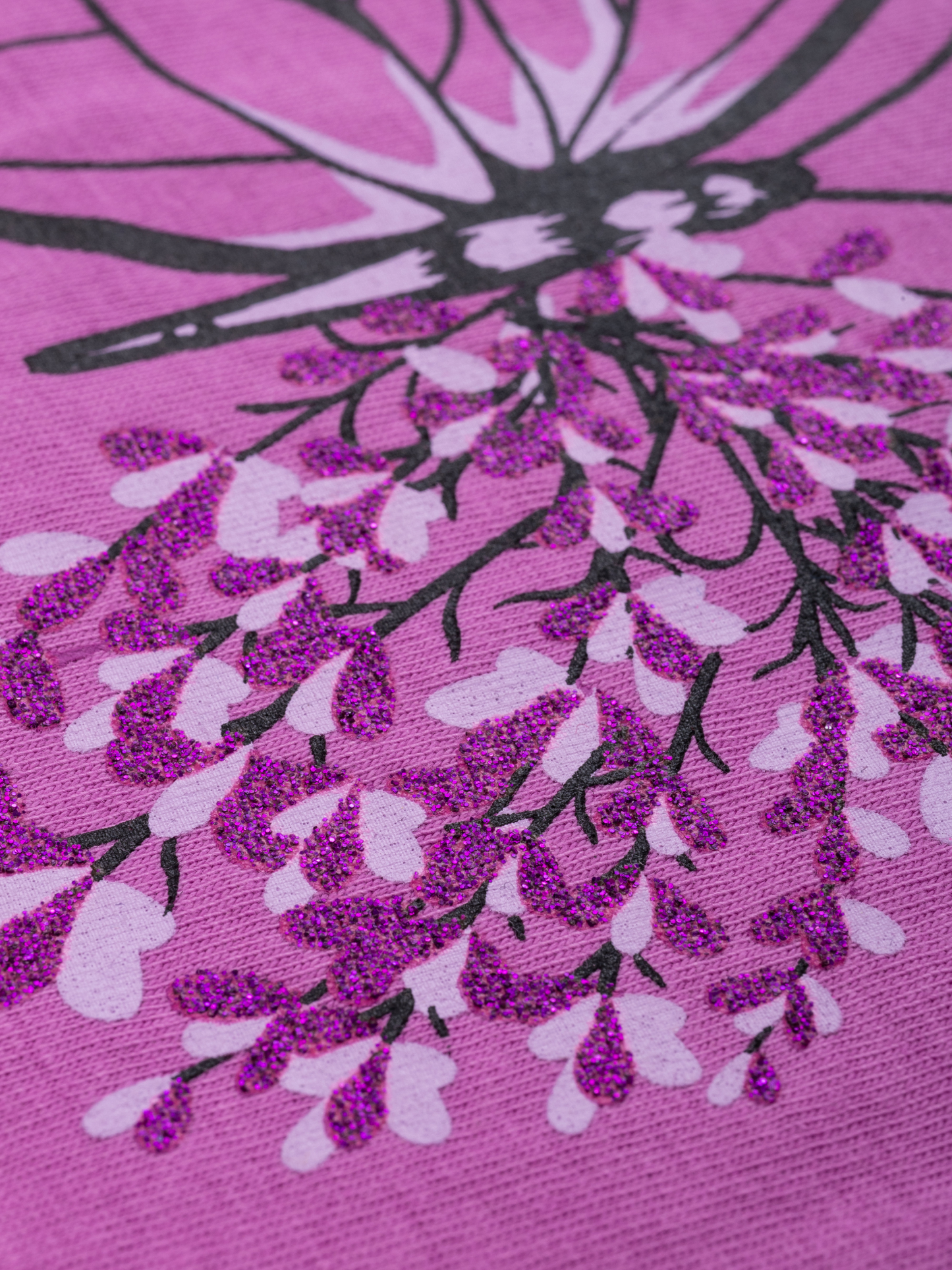 Violet Butterfly | Rövid ujjú póló lányoknak