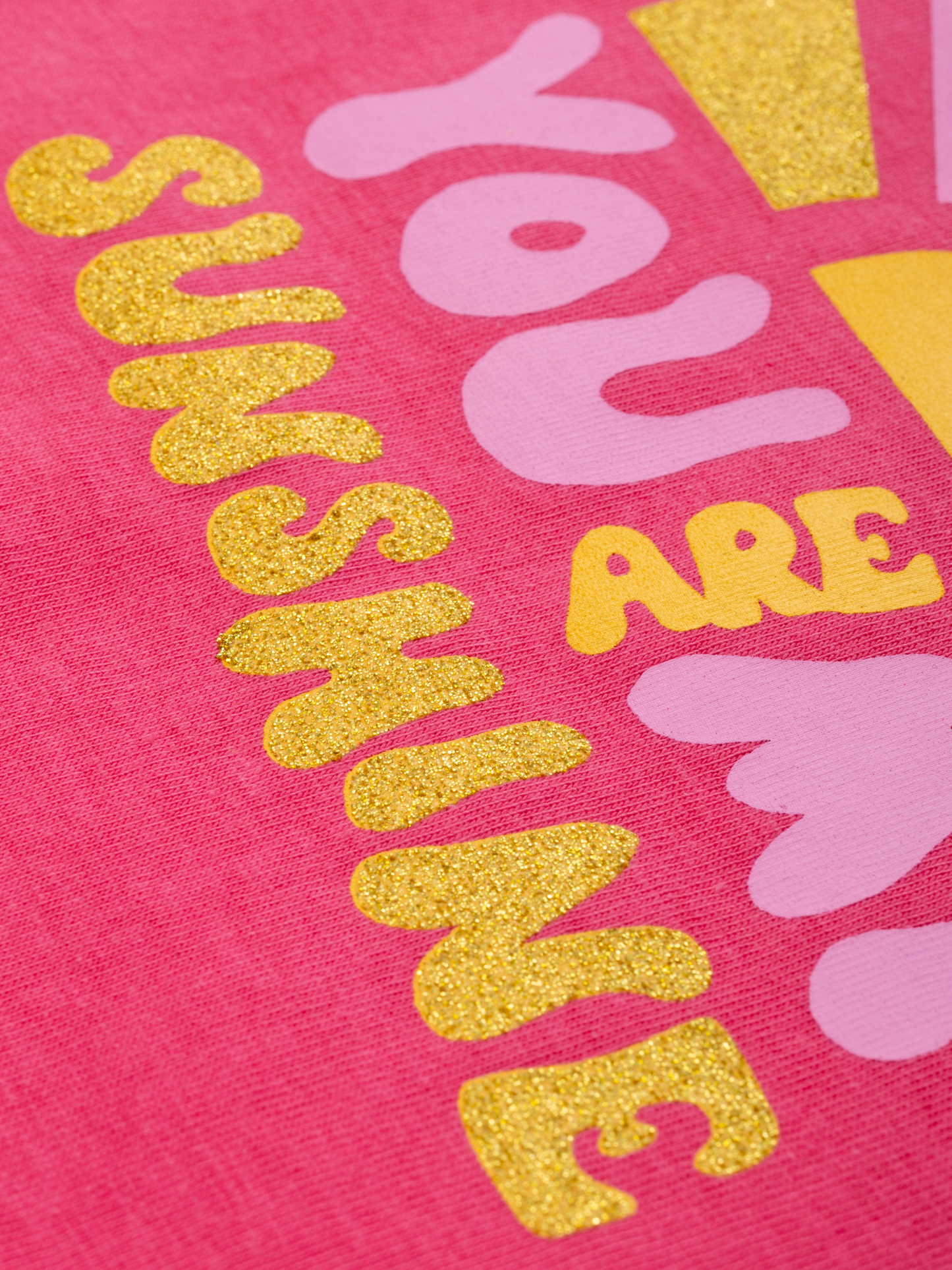 Hot Pink Sunshine | Rövid ujjú póló lányoknak