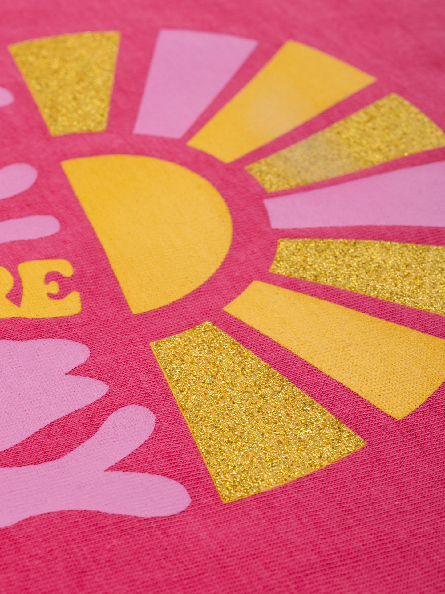 Hot Pink Sunshine | Rövid ujjú póló lányoknak