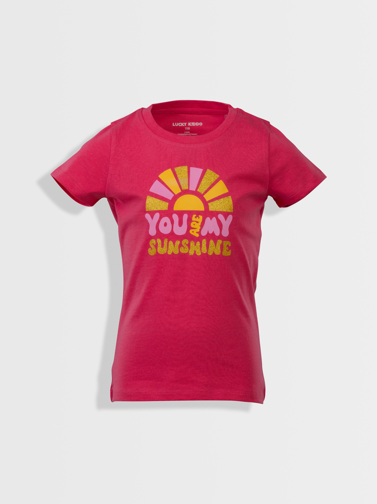 Hot Pink Sunshine | Rövid ujjú póló lányoknak