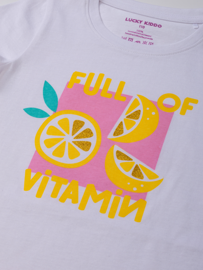 Lemon Vitamins | Rövid ujjú póló lányoknak