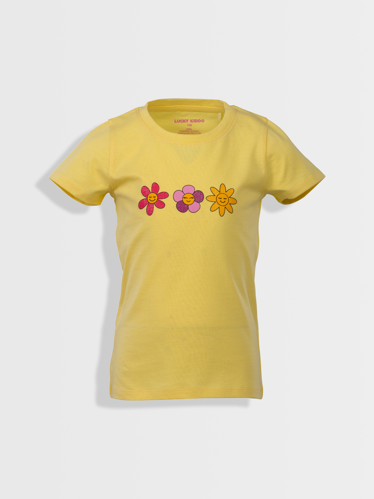 Yellow Flowers | Rövid ujjú póló lányoknak