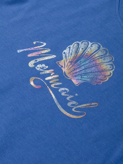 Mermaid Blue | Rövid ujjú póló lányoknak