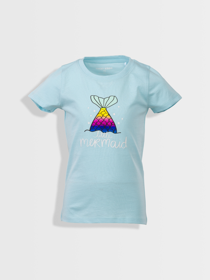 Mermaid Light Blue |Rövid ujjú póló lányoknak
