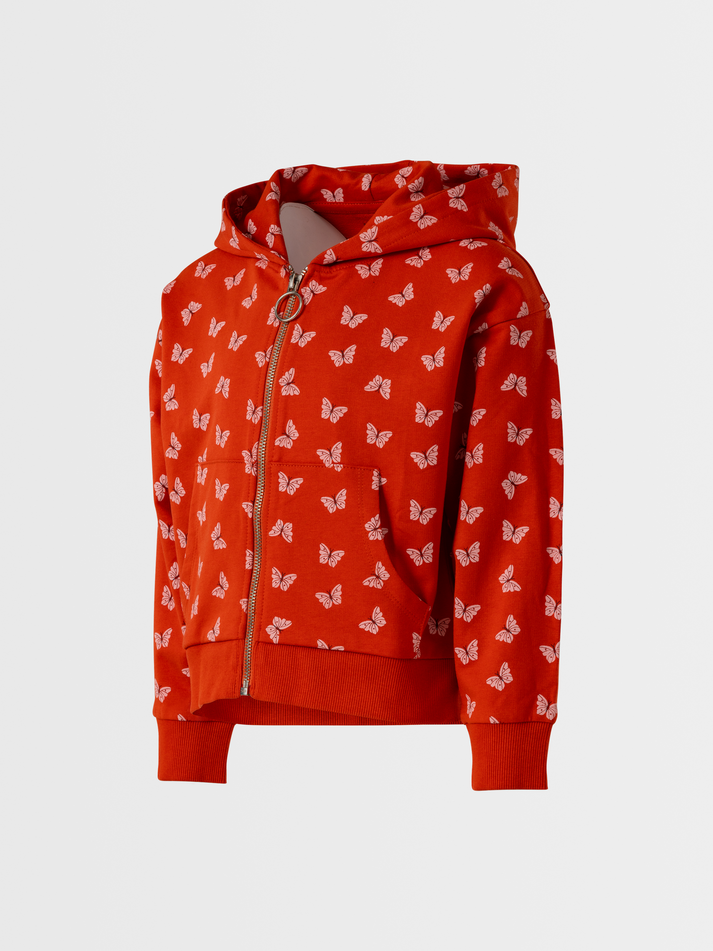 Ginger Butterflies | Lányka cipzáras hoodie