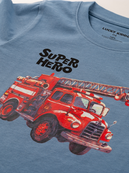 Fire Truck | Hosszú ujjú póló fiúknak