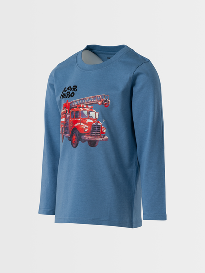 Fire Truck | Hosszú ujjú póló fiúknak