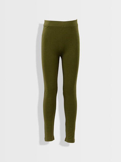 Lány leggings Dark Green