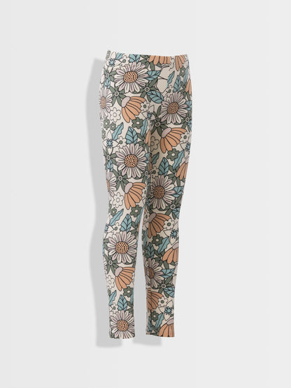 Lány leggings Flowers