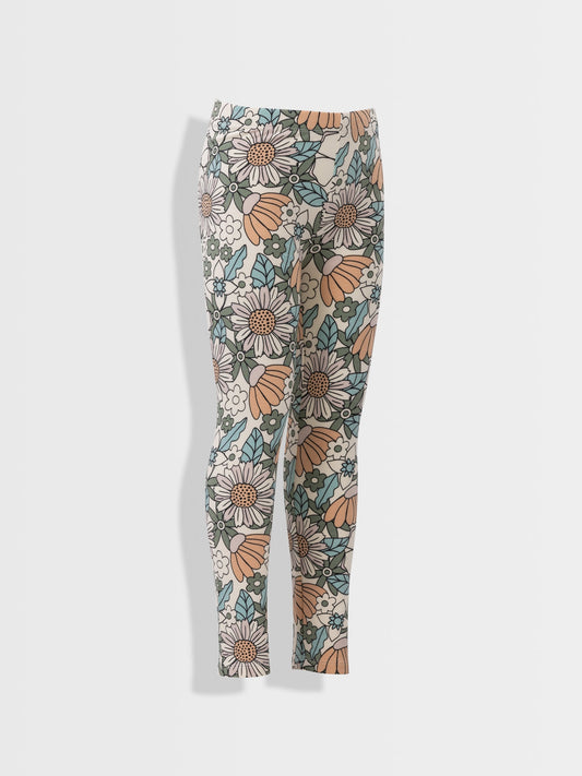 Lány leggings Flowers